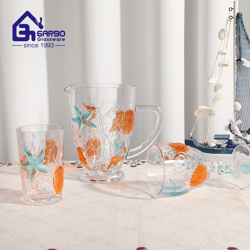 Party Goblet Wine Glass with New Design of Deep Sea Theme – Crystal Stemware and Hand Blown Glass price