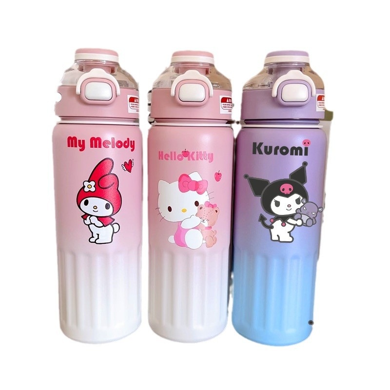 Ruunjoy 800ml Kawaii Sanrioed Water Cup Anime Kitty Melody Cinnamon Outdoor Sport Large Capacity Portable Gifts Water Bottle – Sanrio Water Cup and Stainless Steel Mug price