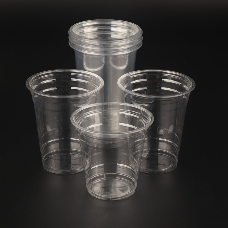 Stocked Plastic Cup Set with Pet Drinking Lid and Logo Printing – Plastic Cup and Cup price
