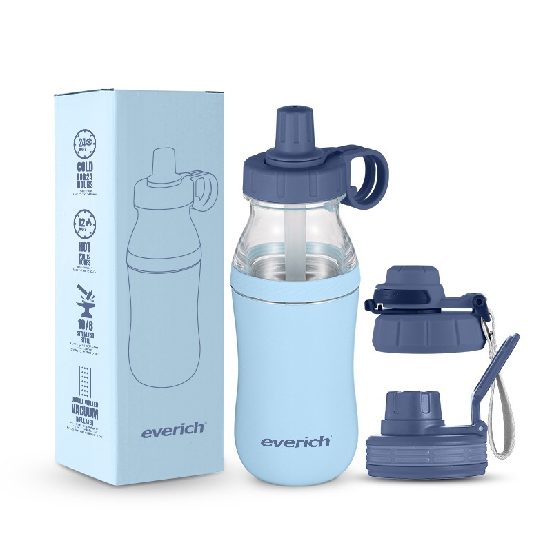 Thermal Double Wall Stainless Steel Drinking BPA Free Water Bottle with Dual Parts Design – Stainless Steel Water Bottle and Hydro Flask price