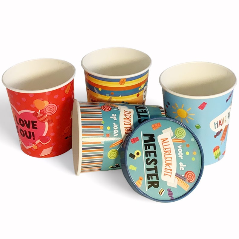 Wholesale Custom Disposable Food Container Ice Cream Paper Cup with Logo – Paper Cup and Ice Cream Paper Cup price