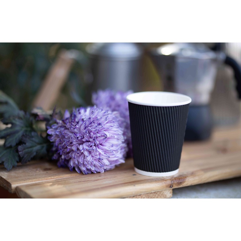 Wholesale Custom Printed Disposable Hot Drink Kraft Coffee Ripple Wall Paper Mug Cup – Cup and Cups price