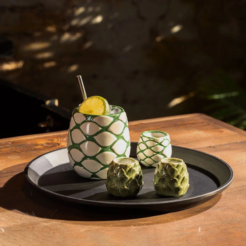 Agave Shot Glass Patron Tequila Ceramic Tiki Mugs Cups Glasses Barware Tumbler – Tiki Mugs and Tequila Patron Bottle price