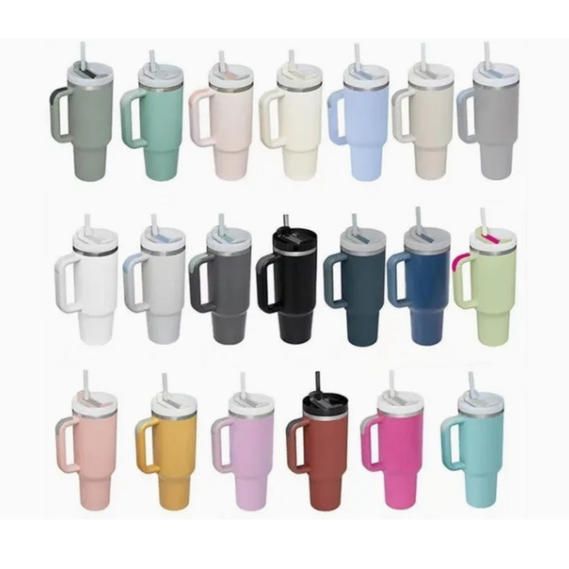 New Arrive Stainless Steel Coffee Mug 40oz Tumbler with Handle Lids and Straw – Stainless Steel Tumbler and Tumbler price