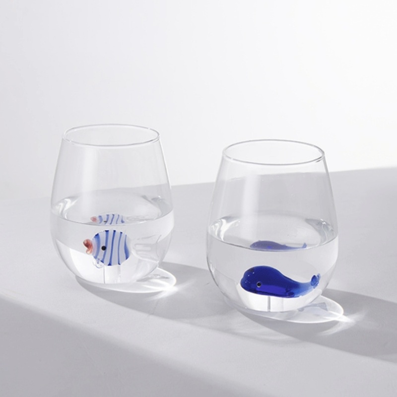 New Creative 3D Animal Series Water Glass Cup Decoration Tea Juice Wine Drinking Borosilicate Glass Mug Tumbler Cups – Handblown Goblet and Animal Series Cup price