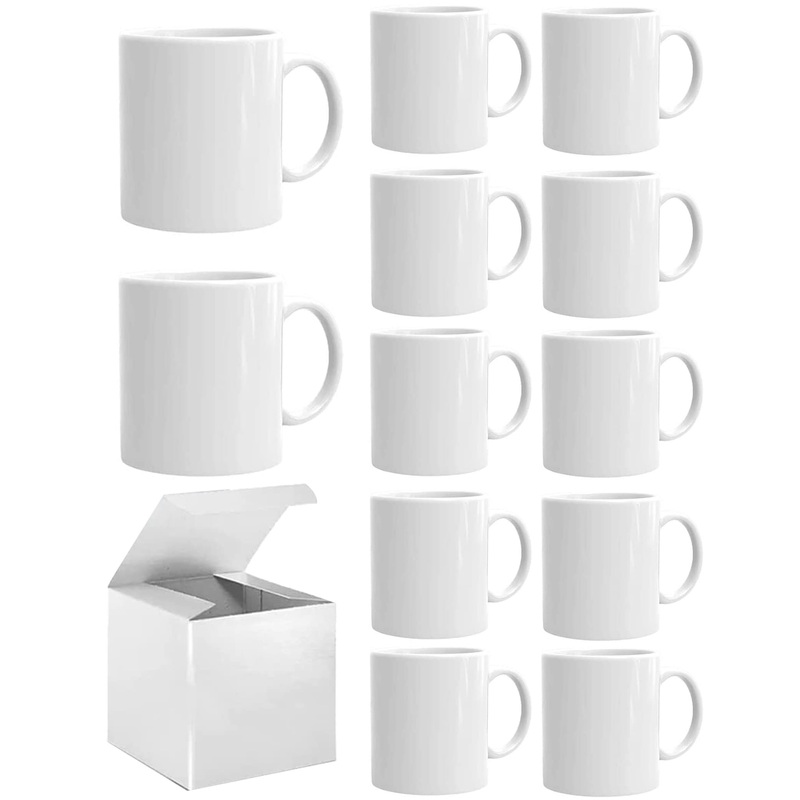 Sublimation Mugs/Cups, Sublimation White Coffee Mugs Tazas PARA Sublimacion Blank 11 Oz with Box for for Coffee, Soup, Tea, Milk, Latte, Hot Cocoa – Sublimation Mugs and Sublimation White Coffee Mugs price
