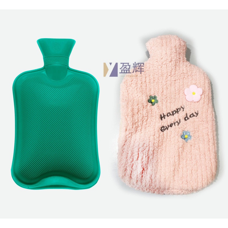 Wholesale Rubber Warm Water-Filling Hot Water Bottle 1oooml Hot-Water Bag with Soft Plush Cover – Filling Hot Water Bottle and Wholesale Hot Water Bag price