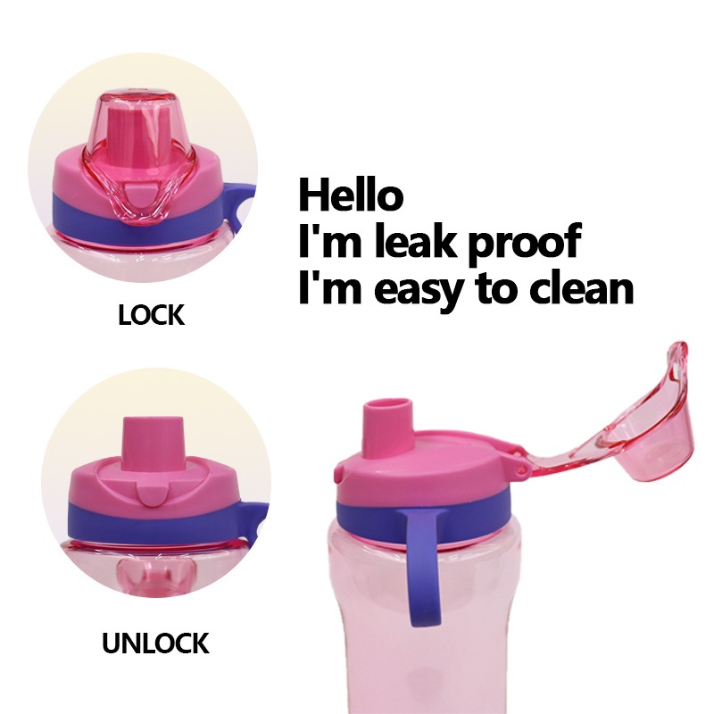 20oz BPA Free Leakproof Tritan Plastic Sport Water Bottle with Carry Handle for Travel – Travel Bottle and Sports Water Bottle price