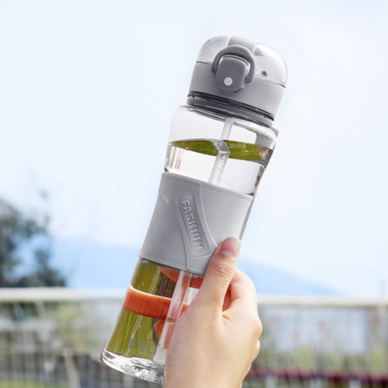 Custom Logo Eco-Friendly Sports Water Bottle with Straw – Plastic Water Bottle and Wholesale Outdoor Water Bottles price