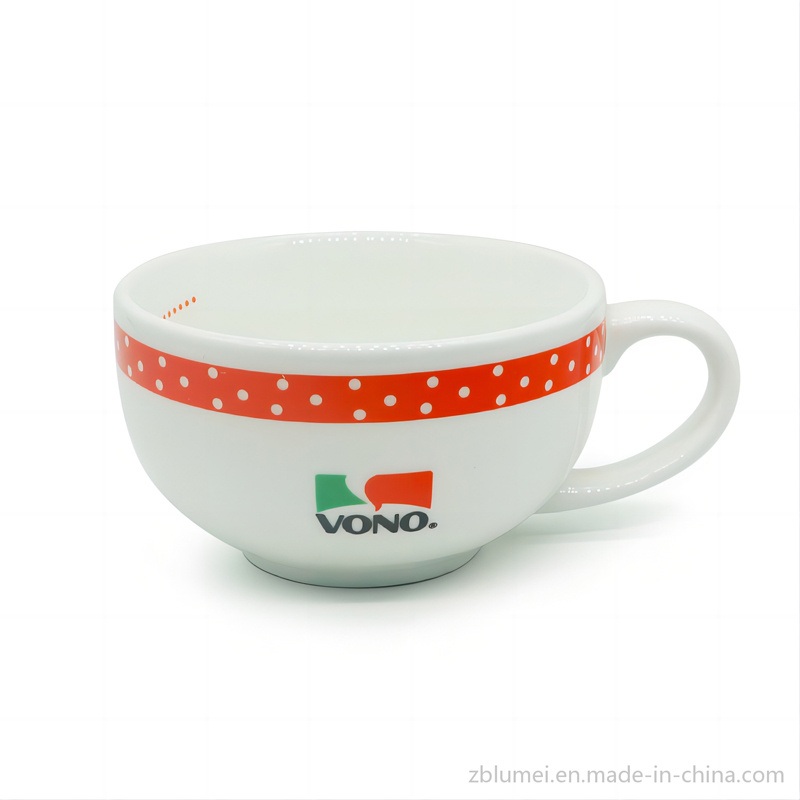 Cute Inside Logo Microwavable Porcelain Stoneware Ceramic Soup /Coffee Mug Cup with Handles Dishwasher Safe – Soup Cup and Soup Cup with Handle price