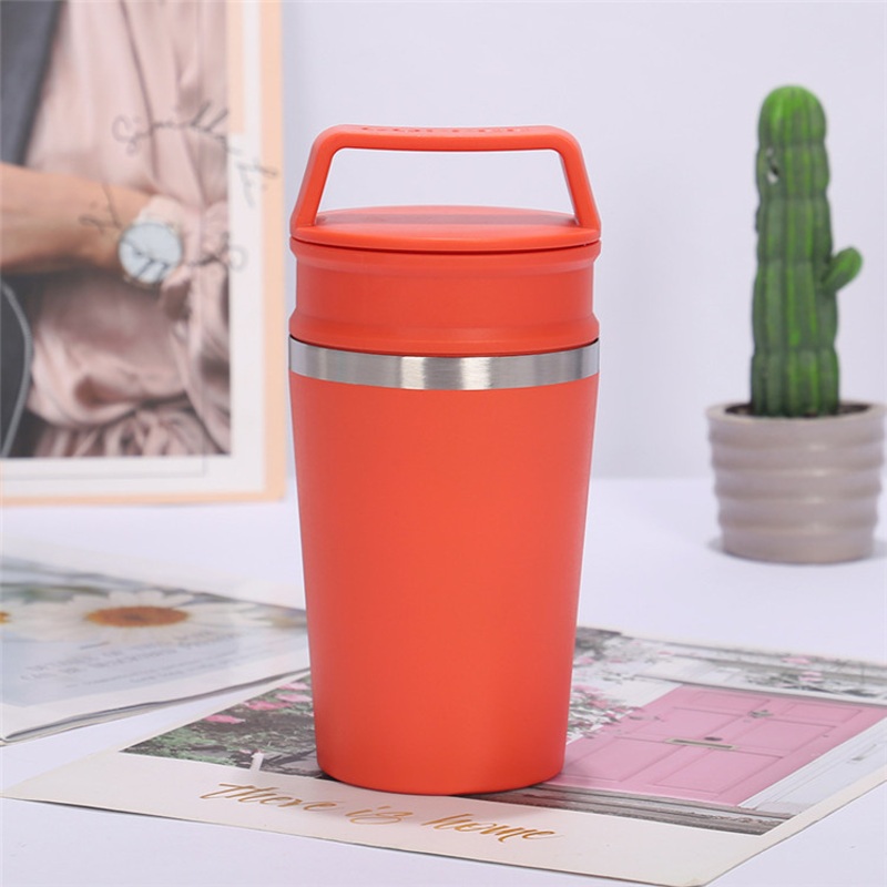 Double Walls Stainless Steel Thermal Coffee Mug Coffee Tumbler Insulated Mug Vacuum Coffee Mug Customized Drinking Travel Mug with Handle – Stainless Steel Travel Mug and Auto Mug price