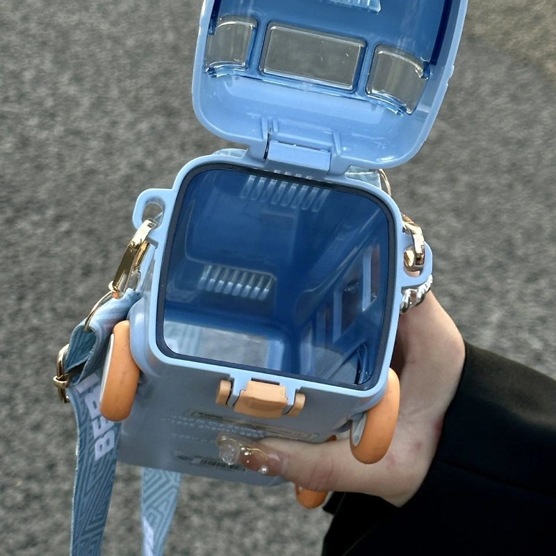 Kids Toy Bus Shaped Tritan Plastic Water Bottle – Water Bottle and Sprot Water Bottle price