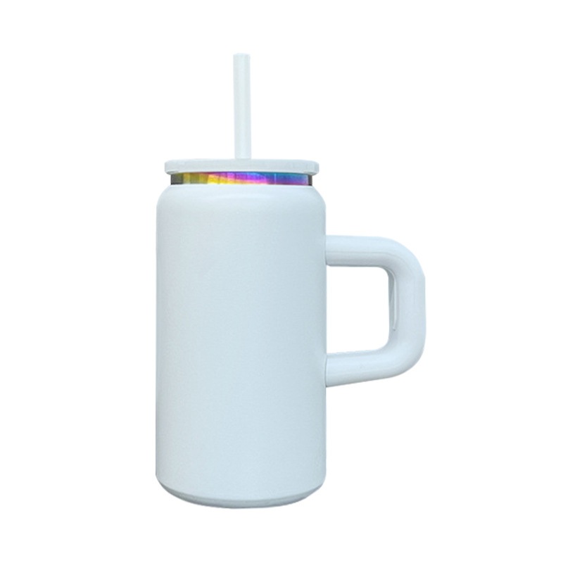 New Design Custom Logo Stainless Steel 16oz Sublimation Can Tumbler with Handle – Sublimation Tumbler and 16oz Tumbler price