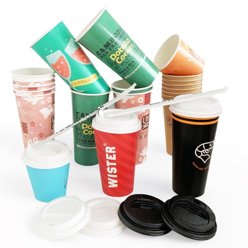 Popular Single Wall Paper Coffee Tea Cup Disposable Paper Cups with Lids – Paper Cups and Single Wall Paper Cups price