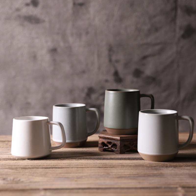 Porcelain Retro Organic Sandy Clay Natural Effect Mug Stone Base Ceramic Cups – Mugs and Coffee Mug price