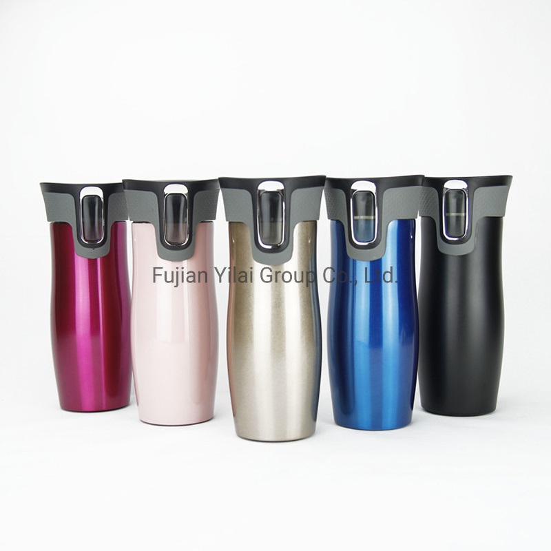 Wholesale 550ml Travel Mug Double Wall Stainless Steel Vacuum Flask Reusable Coffee Mug Tumbler with Flip Top Lid – Stainless Steel Tumbler and Coffee Mug price