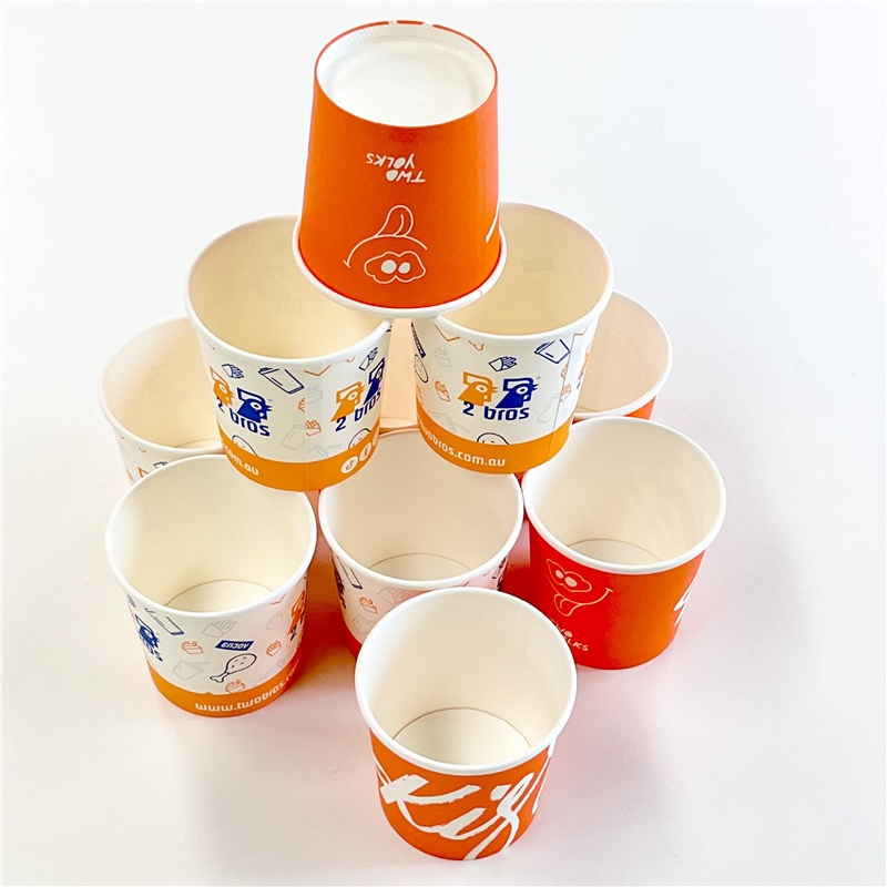 12oz Fries Cup Disposable Instant Noodles Paper Cup Popcorn Chicken Takeaway Ice Cream Brown Paper Round Snack Paper Cup – Paper Cup and Paper Box price