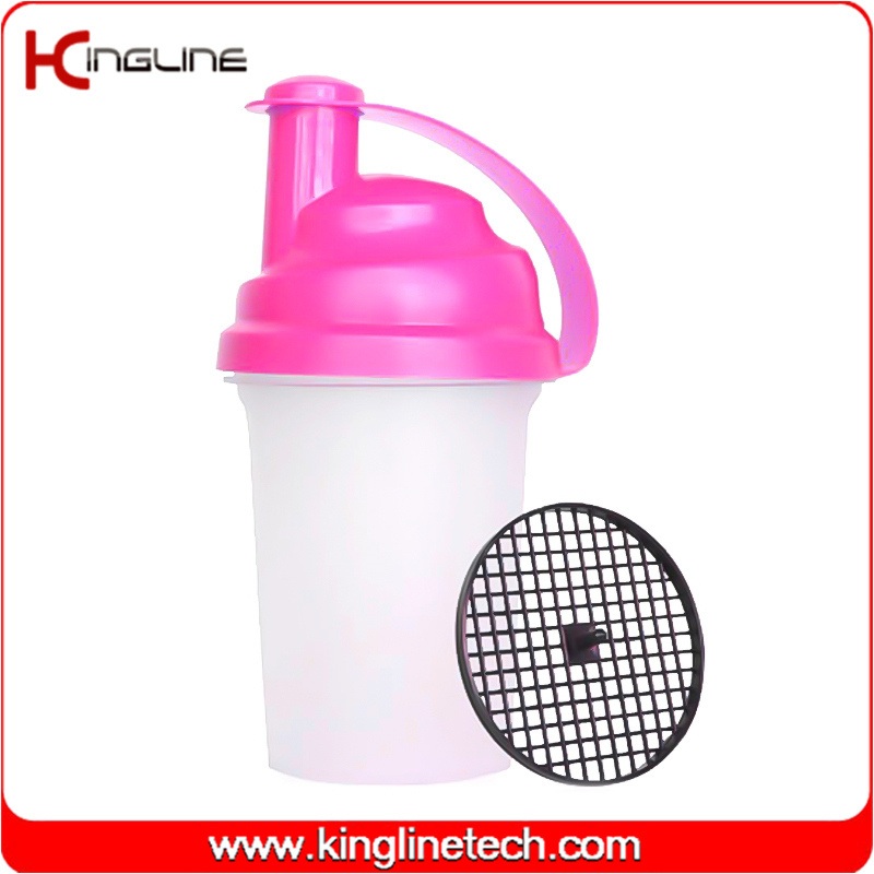 500ml protein shaker bottle water bottle with plastic sieve(KL-7012E) – sports bottle and sports water bottle price