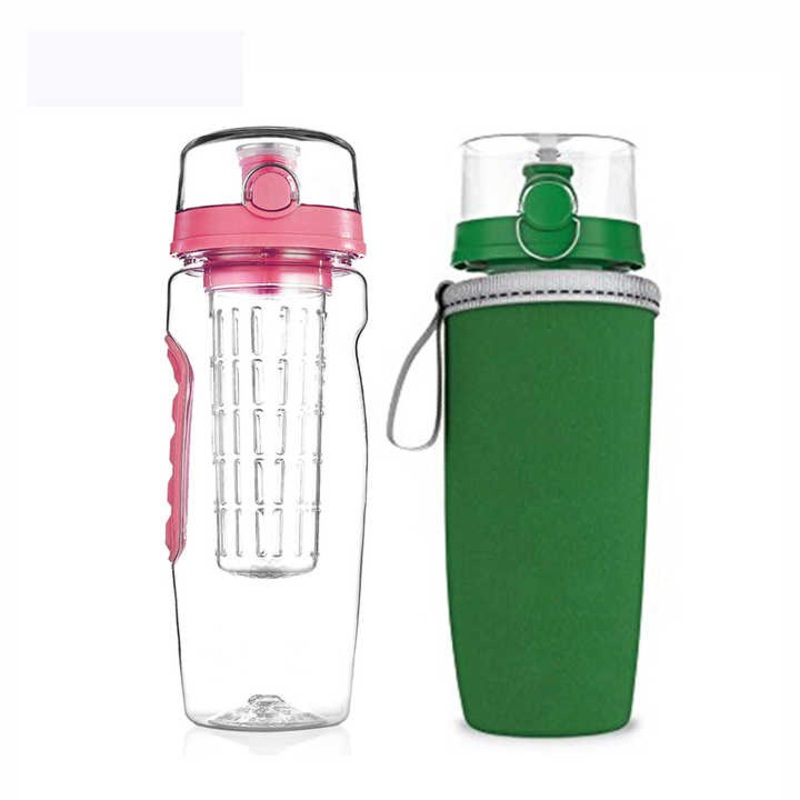 Custom Logo New Wholesale 1000ml Plastic Fruit Infuser Water Bottle Cola Bottle with Plastic Lid – Water Bottles and Plastic Water Bottle price
