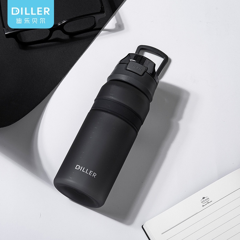 EEC Approved Plastic None Color Box 550ml, 700ml, 850ml Sports Water Bottle – Water Bottle with Handle and Tritan BPA Free Plastic Straw Water price