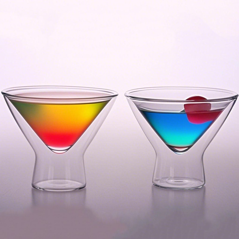 Geminus Double Glass Wall Cup for Drinking Tableware Wine Martini – Wine Cup and Wine Glass price