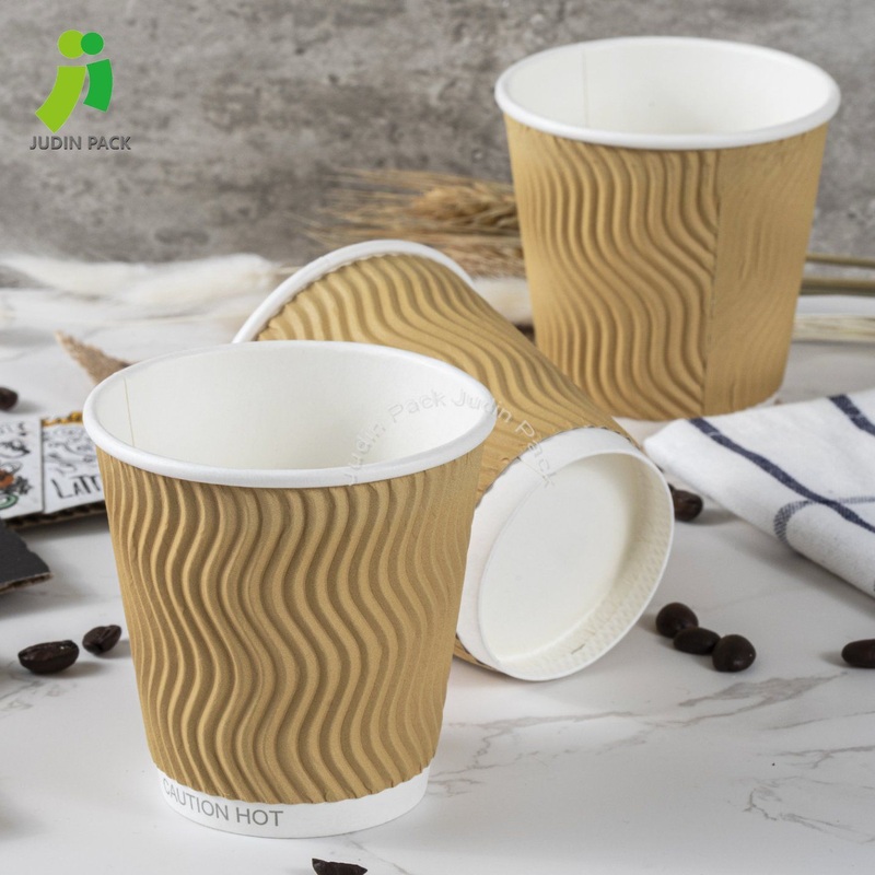 Hot Drink Disposable Ripple Wall Paper Cup-Leak-Proof and Durable – Paper Cup and Ripple Wall Cup price