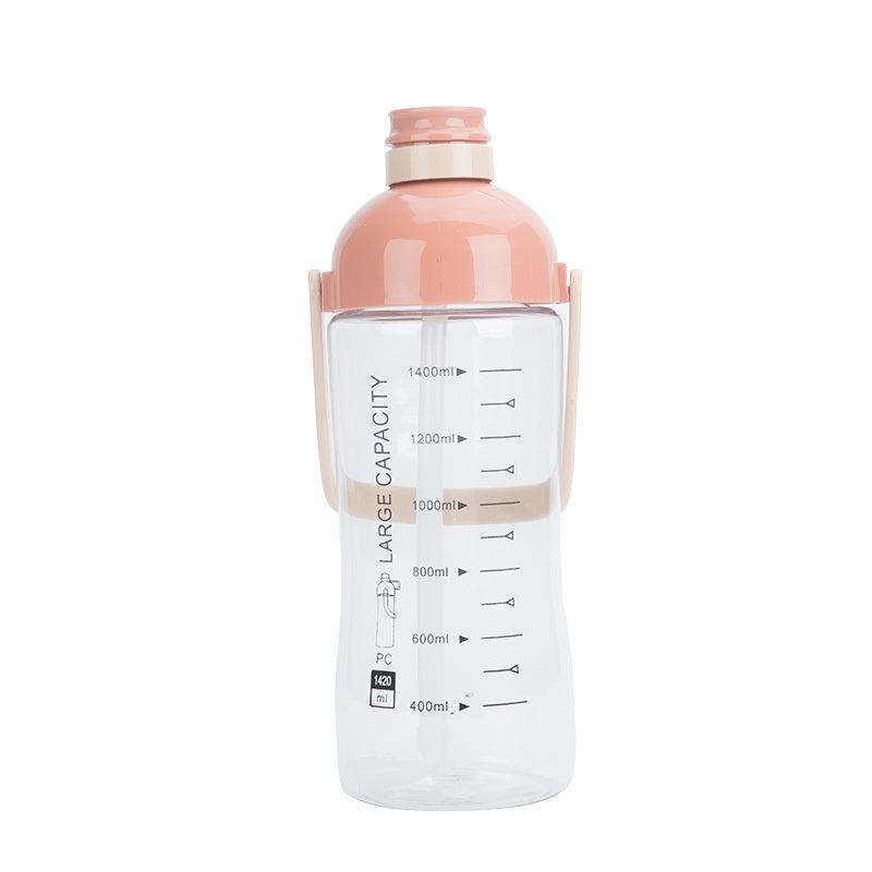 Large Capacity Plastic Water Cup with Straw Fitness Outdoor Sports Water Bottle – Bottle and Sports Bottle price