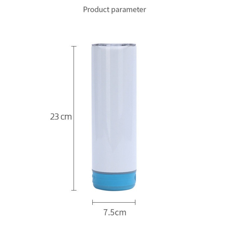 Sublimation 20oz Stainless Steel Audio Cup Bluetooth Smart Speaker Music Tumbler – Bluetooth Tumbler and Stainless Steel Tumbler price