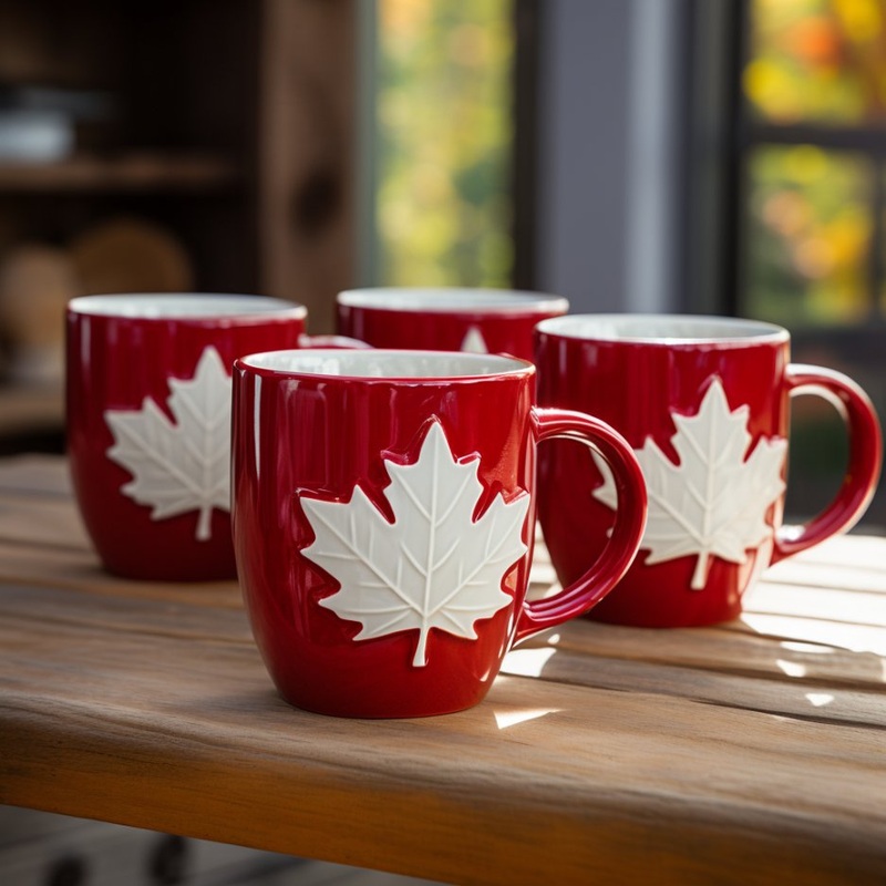 Unique Canadian Maple Leaf Ceramic Mug for Tourists – Maple Leaf Ceramic Mug and Canada Gifts price
