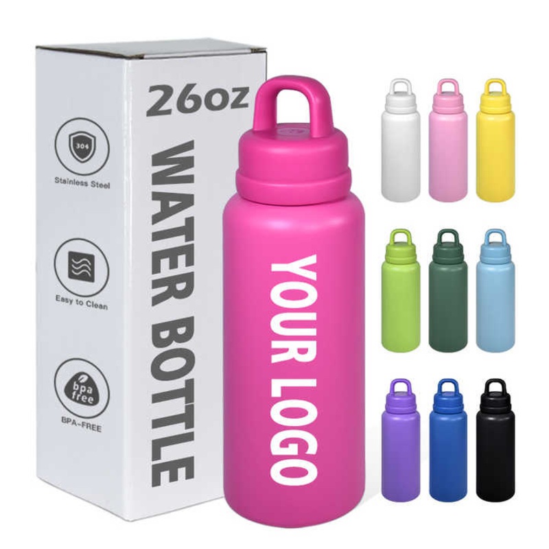 2025 New Design 26oz One-Touch Open Water Bottle Double Wall Stainless Steel Vacuum Insulated Leak-Proof Flask – 26oz Tumbler Travel Tumbler and 26oz Insulated Tumbler Cup price