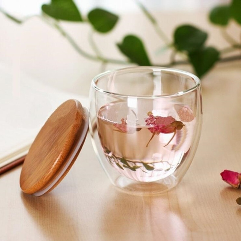 250ml Double Egg-Shaped Glass Drinking Cup – Drink Glasses Cup and Glasswares price