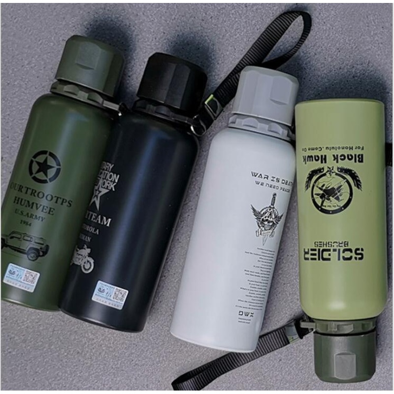500ml Arm Green Vacuum Flask Water Bottle Outdoor Mug – Coffee Mug and Drink Cup price