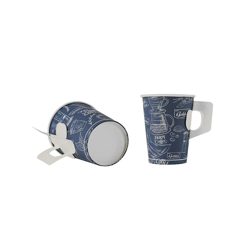 9 Oz Single-Wall Disposable Drink Paper Cup with Handle – Hot Drink Paper Cups and Custom Logo Paper Cups price