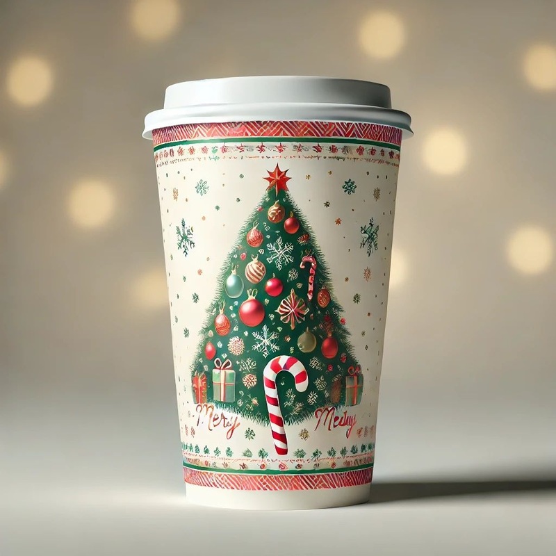 Eco Friendly 100% Compostable PLA Coating Disposable Double Wall Paper Cups – Paper Cups and Hot Cups price