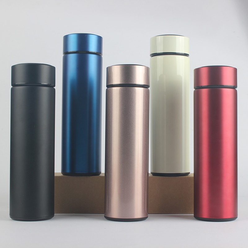 Manufacturer Double Wall Vacuum Insulation 500ml Tumbler Stainless Steel Smart Water Bottle with LED Temperature Display – Smart Bottle and Stainless Steel Watr Bottle price