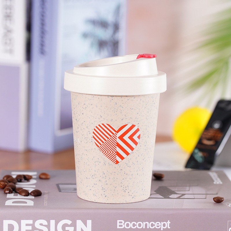 Melamine Coffee Cup Biodegradable Bamboo Fibre Office Cup with Leak-Proof Cover – Melamine Cup and Coffee Cup price
