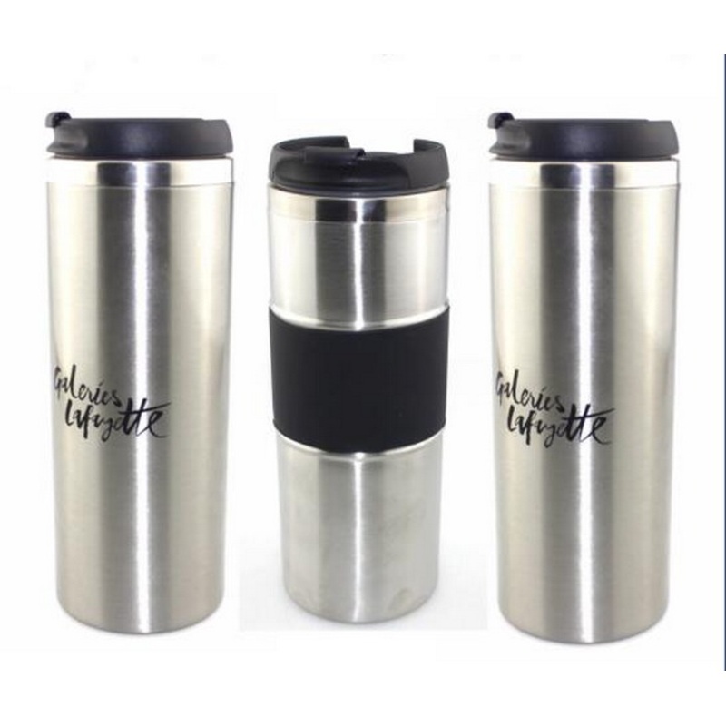 New Style Double Layer Stainless Steel Car Cup with Customized Logo – Thermo Cup and Stainless Steel Cup price