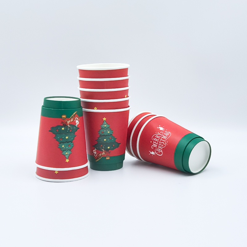 Wm160 PLA Coated 8oz Customized Printed Logo Double Wall Disposable Paper Coffee Cup with Cover – Coffee Paper Cup and Disposable Paper Cup price