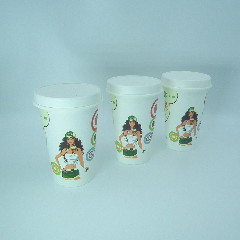 Wm846 Water-Based 16oz Hot Sale Biodegradable Customized Single Wall Paper Cup for Beverage Disposable Tea Coffee Paper Cups – Paper Cup and Coffee Cup price