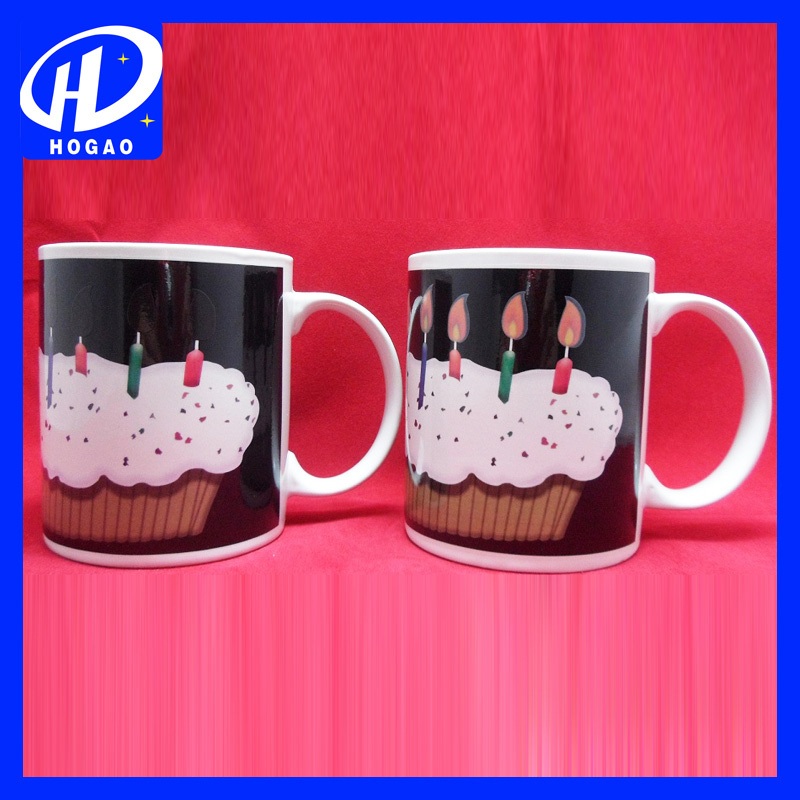 11oz Porcelain Birthday Cake Printed Color Changing Mug – Color Changing Mug and Changing Color Mug price