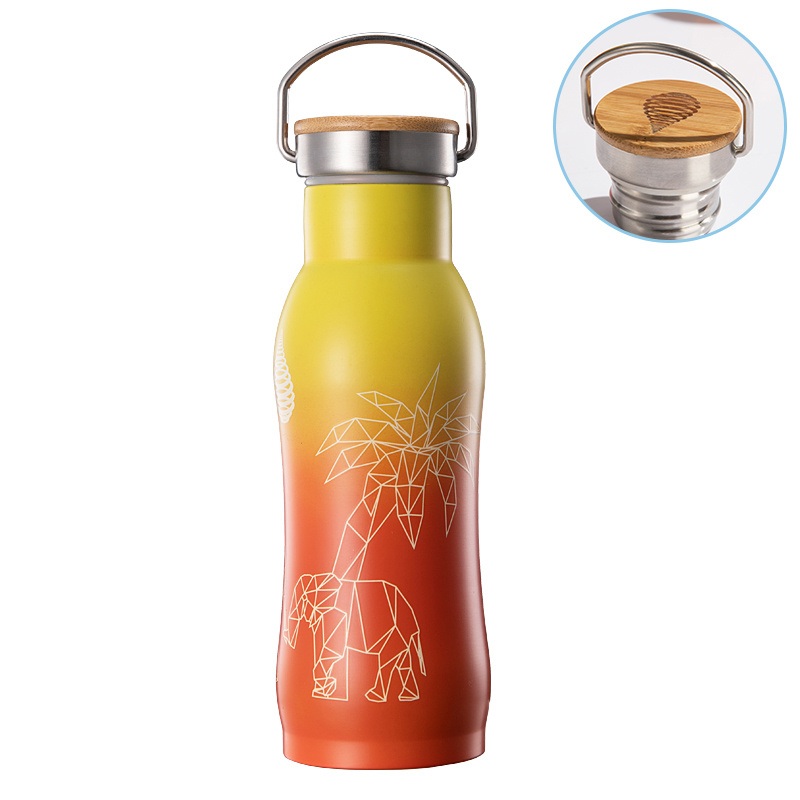 12oz Standard Mouth Vacuum Insulated Water Bottle with Bamboo Lid – Vacuum Bottle and Vacuum Flask price