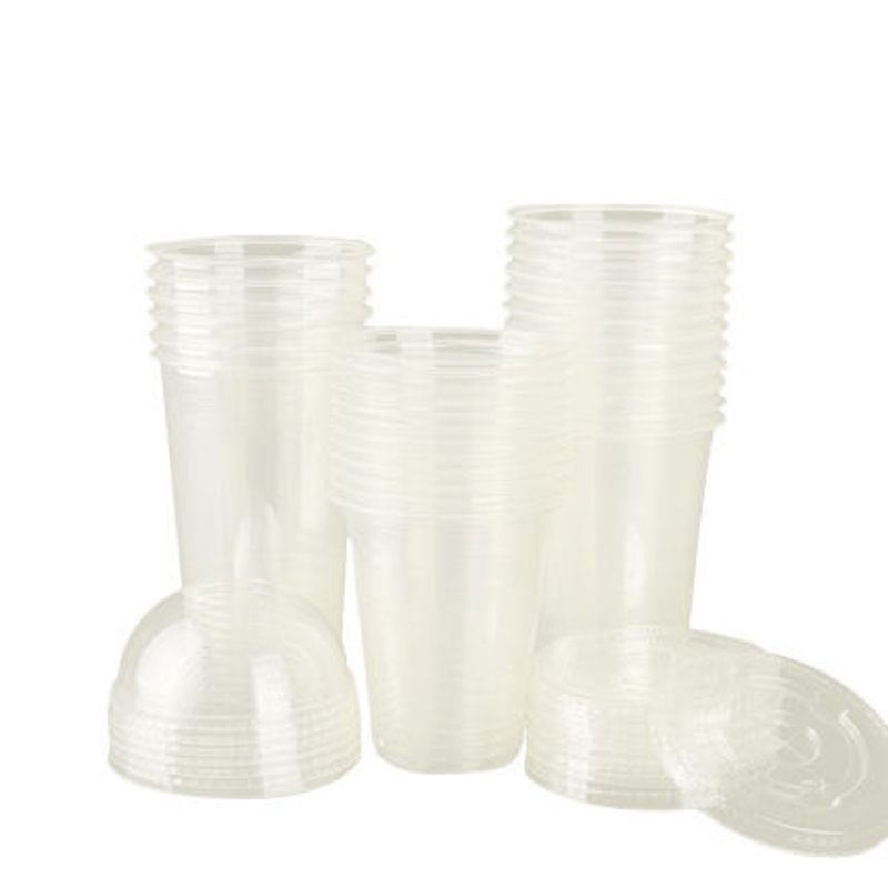 20-32oz Eco-Friendly Transparent Cold Drink Cups Sustainable Choice for Refreshing Beverages – Plastic PLA Cups and Compostable Cups price