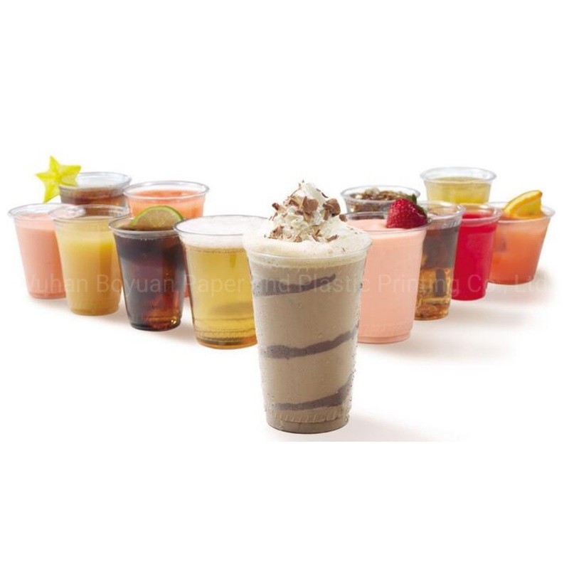 20oz Pet Cup Plastic Smoothie Cup Juice Cup Cold Coffee Cup with Lid – Clear Cup and Pet Cup price