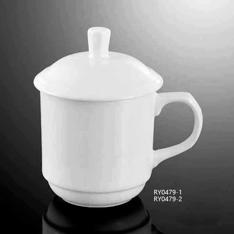 Chinese Style Porcelain Cup with Cover and Handle – Chinese Mugs and Cheap Chinese Mugs price