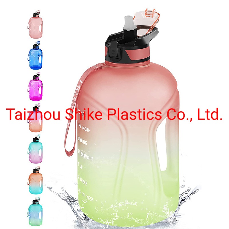 Custom 128oz Frosted Juice Jug BPA Free Portable Sports Plastic Motivational Half Gallon Water Bottle with Straw/Time Marker – Water Bottles and Sports Water Bottle price