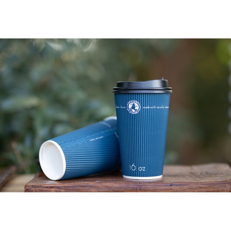 Disposable Ripple Wall Paper Cup Mug for Coffee Tea Milk Hot Beverage with PE/PLA/Pbs/Water-Based Coating – Coffee Cup and Paper Coffee Cup price