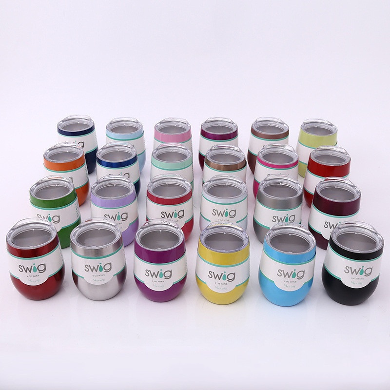 Double Wall Egg Style Tumbler 12oz Swig Stainless Steel Wine Tumbler – Wine Cup and Egg Mug price