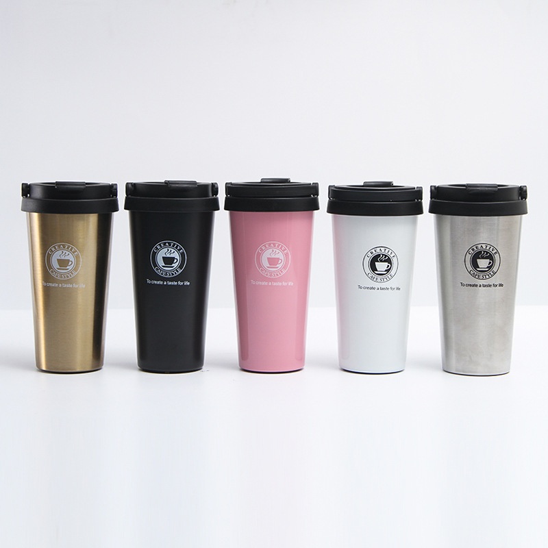 Hot Amazon Home Travel Office Car Insulation Cup 304 Stainless Steel Vacuum 500ml Coffee Mug – Water Bottle and Thermal Mug price