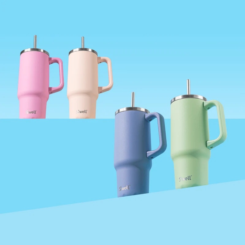 Large Capacity Car Cup with Straw Dopamine Stainless Steel Cup – Stainless Steel Bottle and Stainless Steel Water Cup price