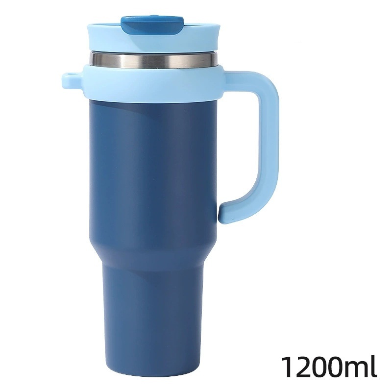 New Powder Coated Insulated Travel Mug 40oz Double-Wall Customized Tumbler with Handle – 40oz Tumbler and Insulated Travel Mug price